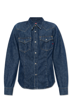 ワンピース ALAIA - Denim shirt dress Alaia Denim Dress – Littlelace